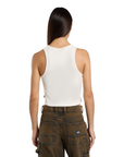 Sportiamo_Dickies canotta con scollo a V da donna a coste DK0A8677C481 ecru1