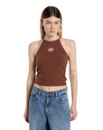 Sportiamo_Dickies canotta da donna Chiin Lake DK0A4XNPK471 cappuccino