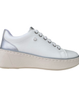 Sportiamo_Geox scarpa sneakers da donna Sunnetty D55YHA 054AJ C0007 bianco argento