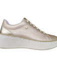 Sportiamo_Geox scarpa sneakers da donna Sunnetty D55YHA 0NFBN C2012 laminata oro