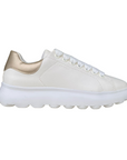 Sportiamo_Geox scarpa sneakers da ragazza Puffypop 8056226640881 bianco-platino