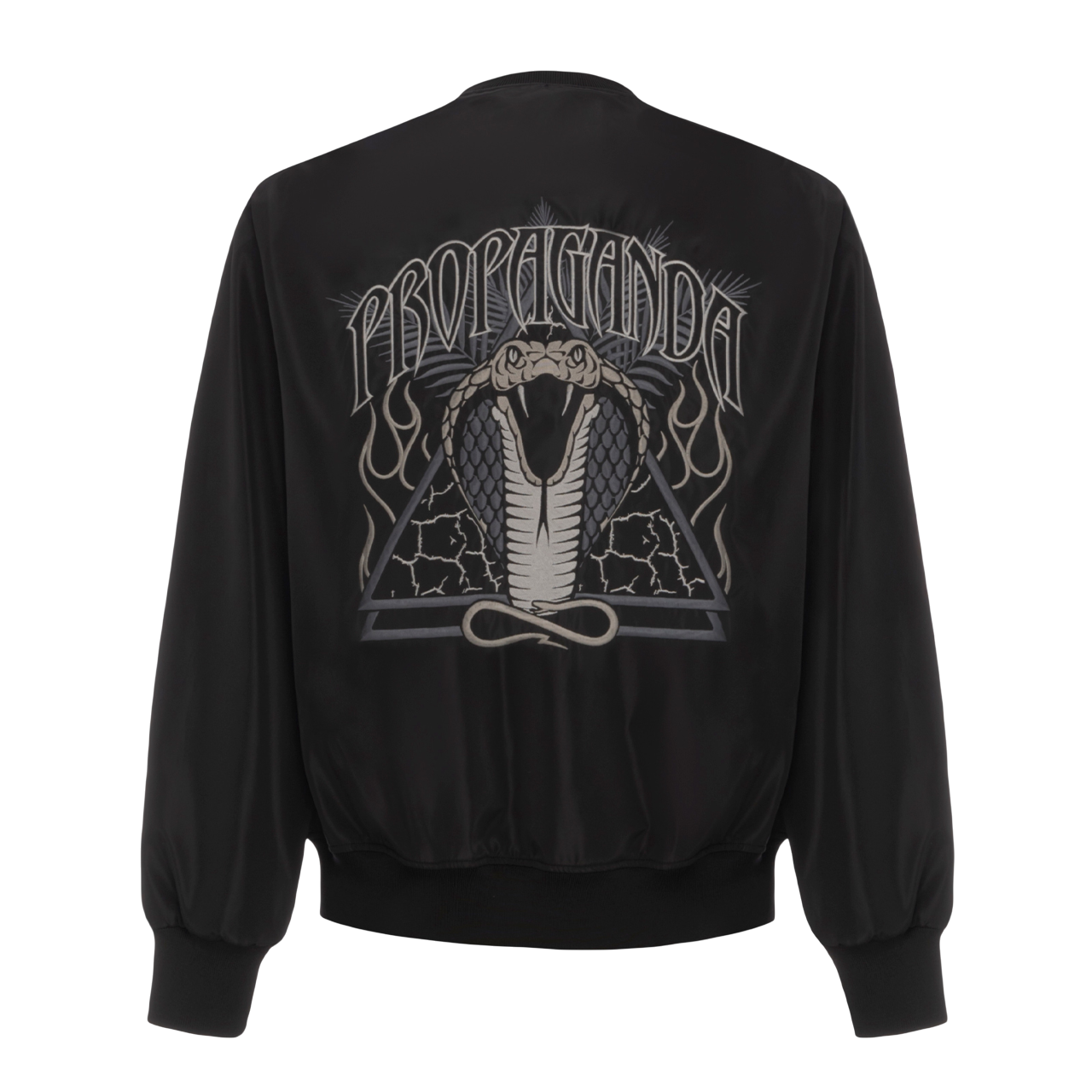 Sportiamo_Propaganda giubbino bomber Triangle Cobrahm 25SSPROU613-01 nero1