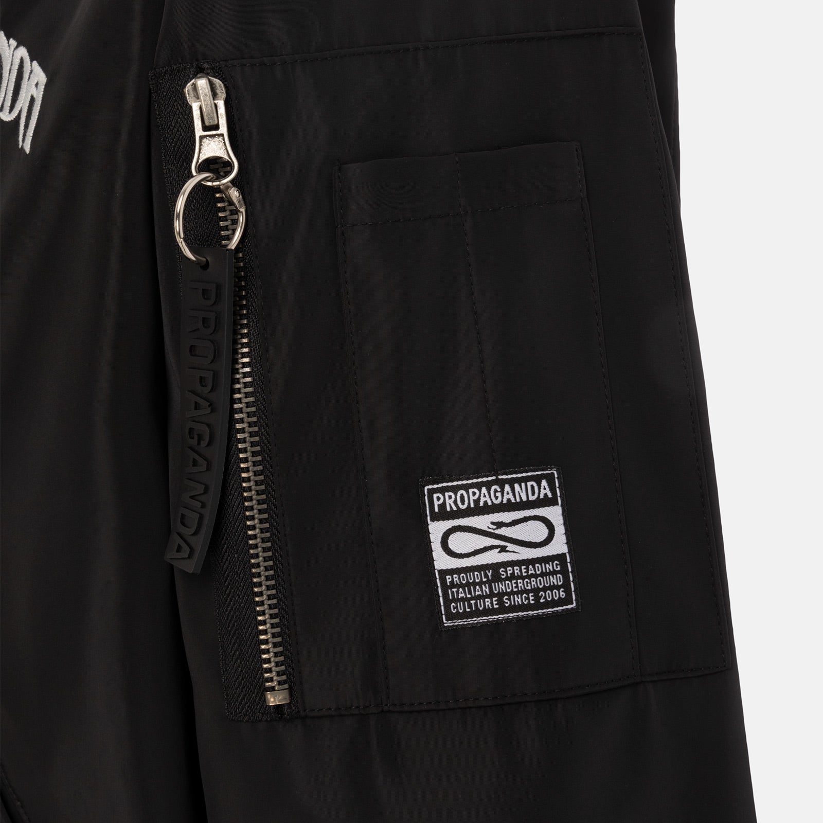 Sportiamo_Propaganda giubbino bomber Triangle Cobrahm 25SSPROU613-01 nero4