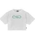 Sportiamo_Propaganda maglietta cropped manica corta Logo Classic 25SSPRTS964 bianco