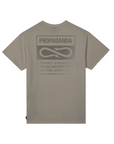 Sportiamo_Propaganda maglietta manica corta da uomo Label Classic 25SSPRTS845 sabbia