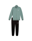 Sportiamo_Puma tuta sportiva da uomo Eessential 684848-30 salvia-nero