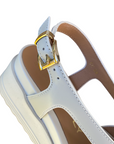 Stonefly sandalo da donna con zeppa e applicazioni sula fascia Parky 34 222412-151 bianco