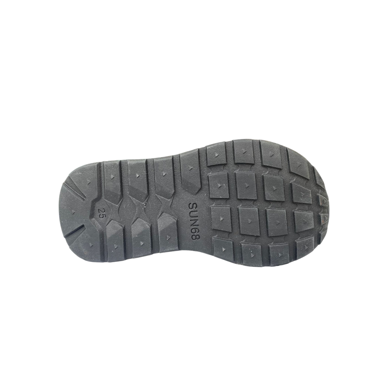 Sun68 scarpa sneakers da bambino con strappo Tom Fluo Z35302B 06 grigio chiaro