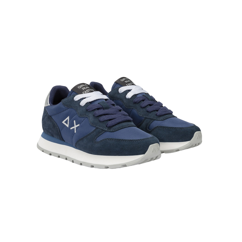 Sun68 scarpa sneakers da donna Ally Gold Silver Z44202 07 blu 1