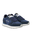 Sun68 scarpa sneakers da donna Ally Gold Silver Z44202 07 blu 1
