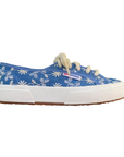 Superga scarpa sneakers da donna 2750 S2151SW A0F Sangallo blu indaco-favorio