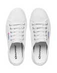 Superga scarpa sneakers unisex in tela 2750 Cotu Classic S000010 901 bianco 2