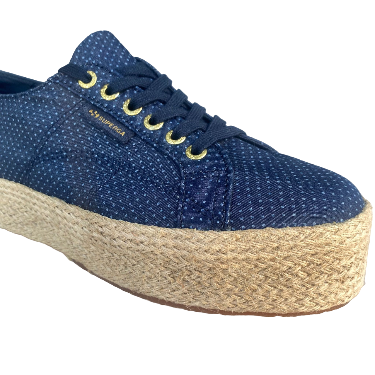 Superga scapa sneakers da donna con zeppa 2790 FABRIC SHIRT ROPE W S00 Sportiamo