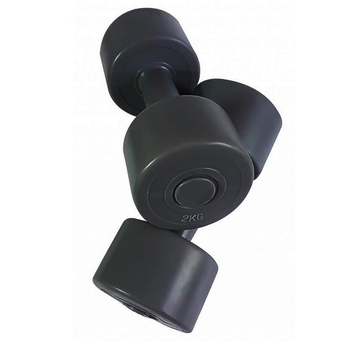 TheWay Fitness Set coppia Manubri 12Kg con Supporto FIT-ADB12 3 coppie manubri da 1kg-2kg e 3kg