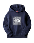 The North Face Felpa con cappuccio da ragazzi Teens Box P O Hood NF0A7X568K21 summit navy