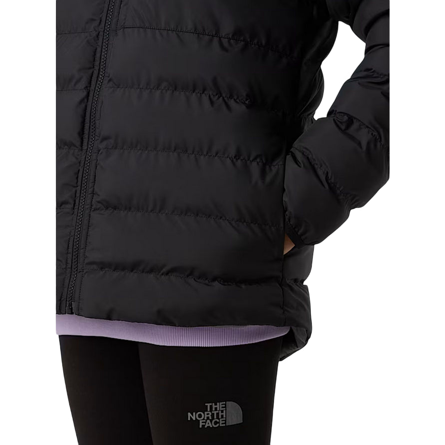 The North Face Giacca reversibile Perrito da ragazza NF0A88UEWOO nero-grigio - tasca