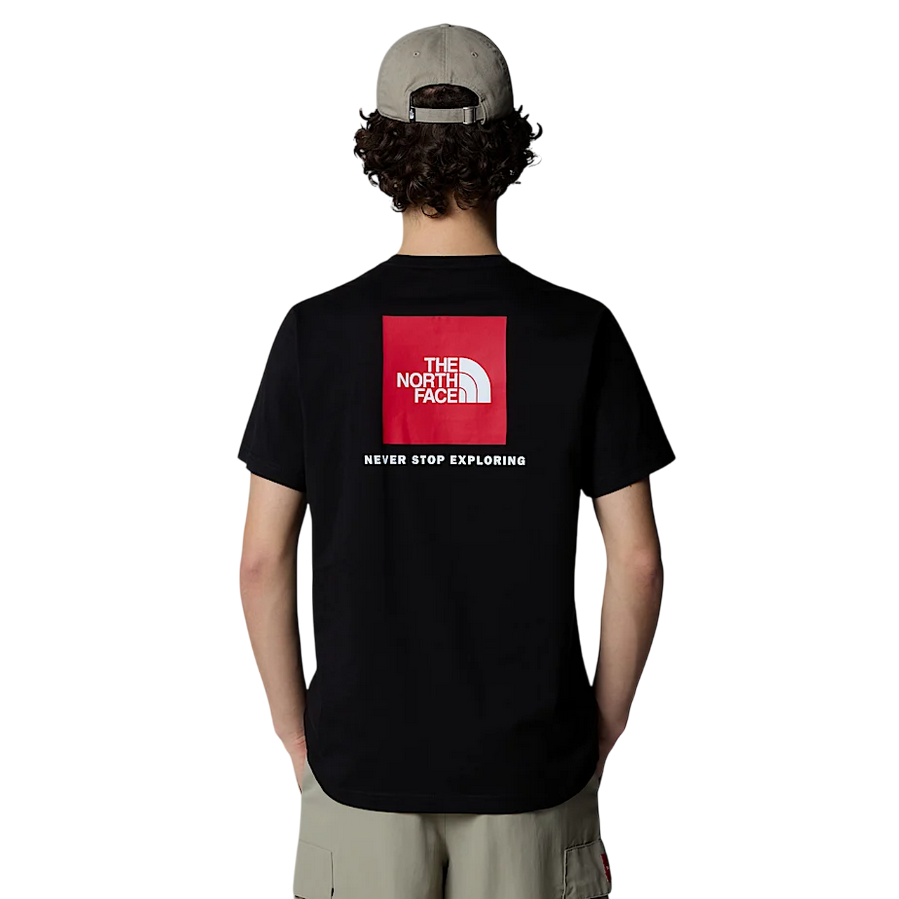 The North Face maglietta manica corta da uomo Box NSE NF0A87NPJK3 nero