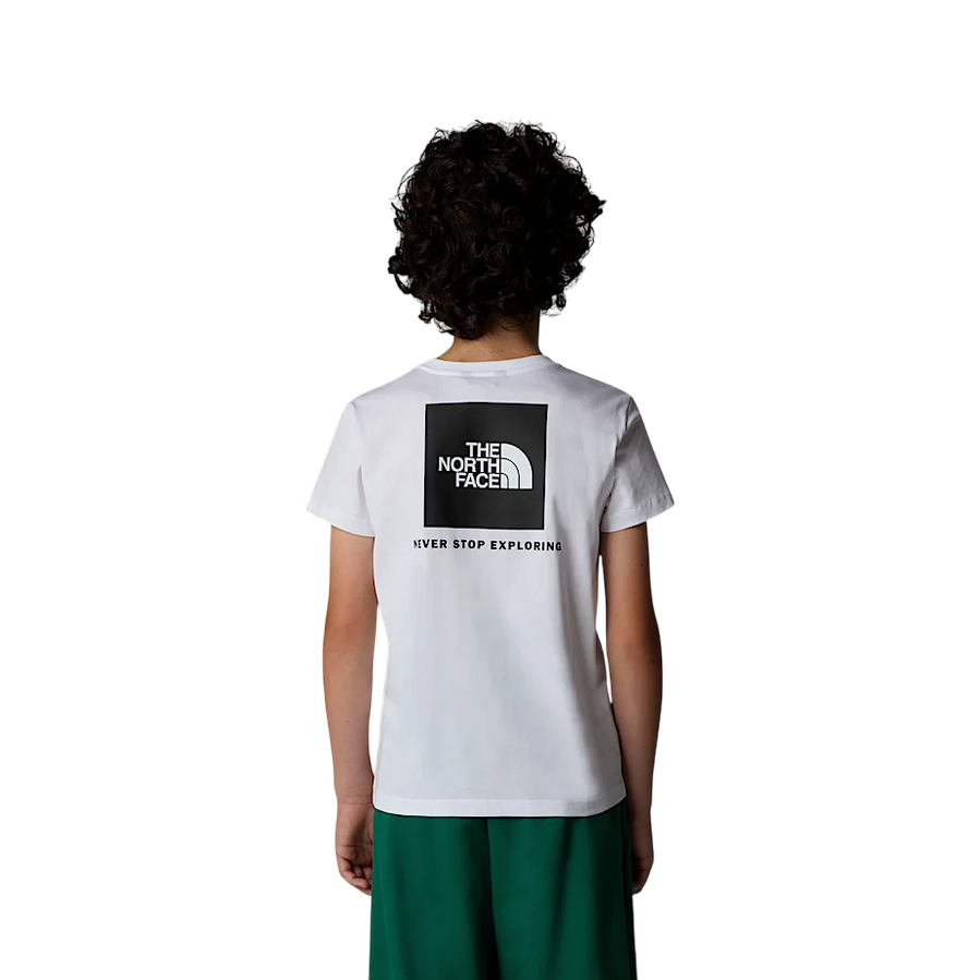 The North Face maglietta manica corta junior Box NSE NF0A89VTFN4 bianco