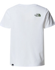 The North Face maglietta manica corta junior Easy NF0A8DRN9ZN bianca