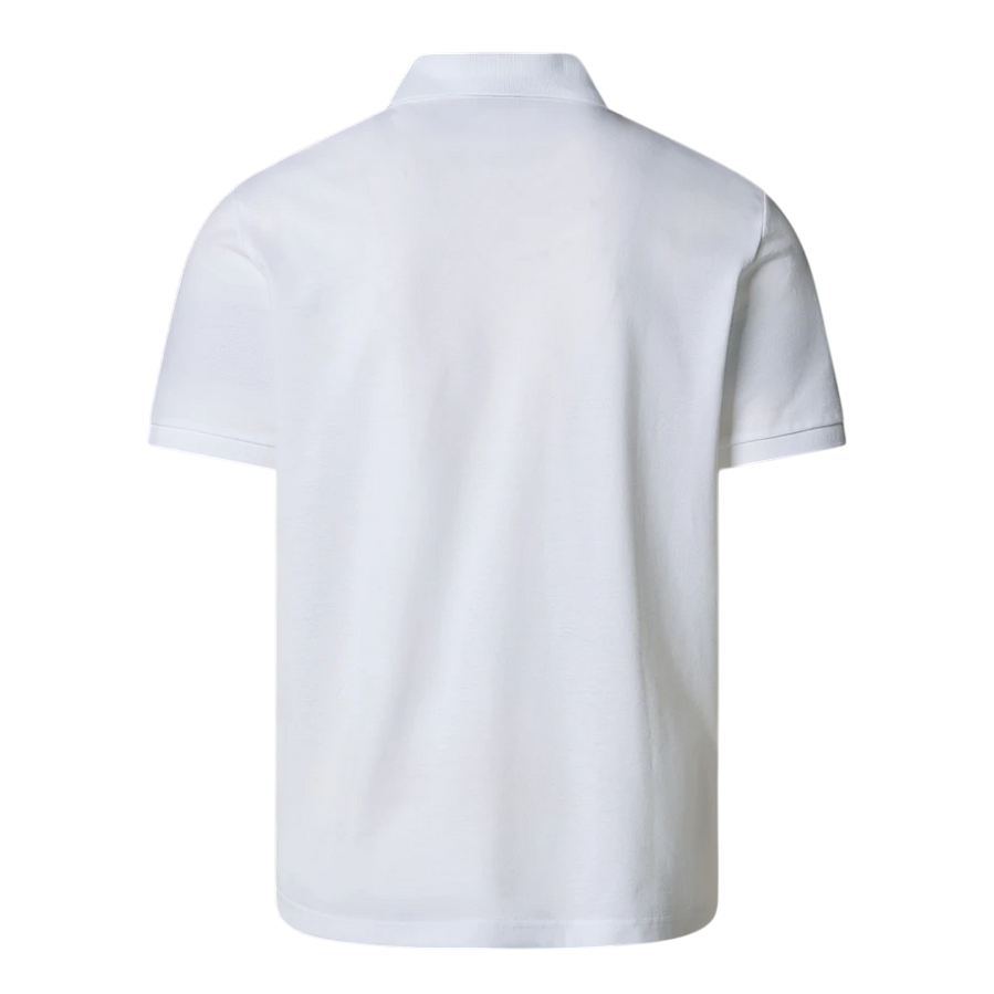 The North Face polo manica corta da uomo in cotone piquet Essential NF0A8C1PFN4 bianco