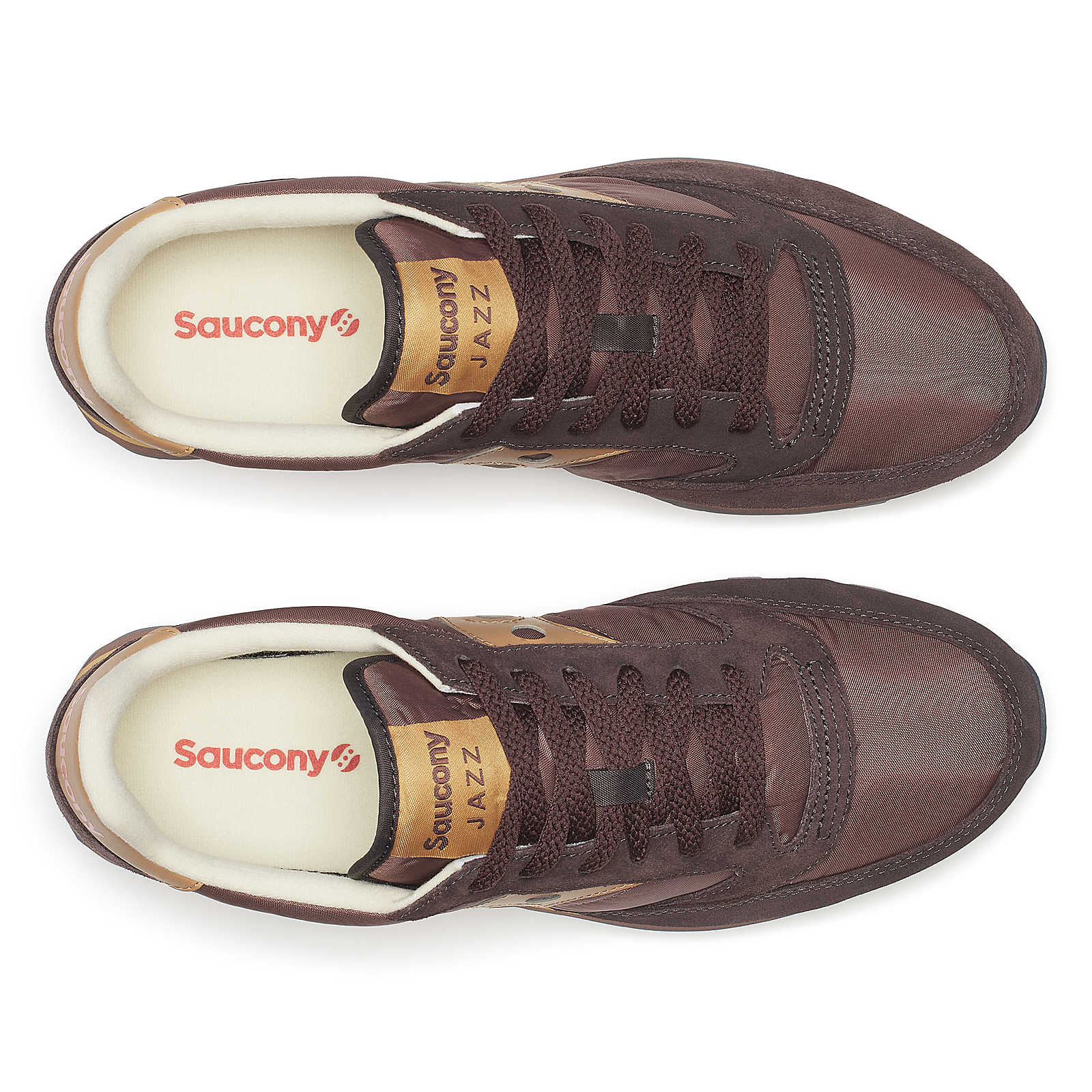 Tomaia Saucony Jazz O' Marrone - Pelle Scamosciata Premium e Nylon