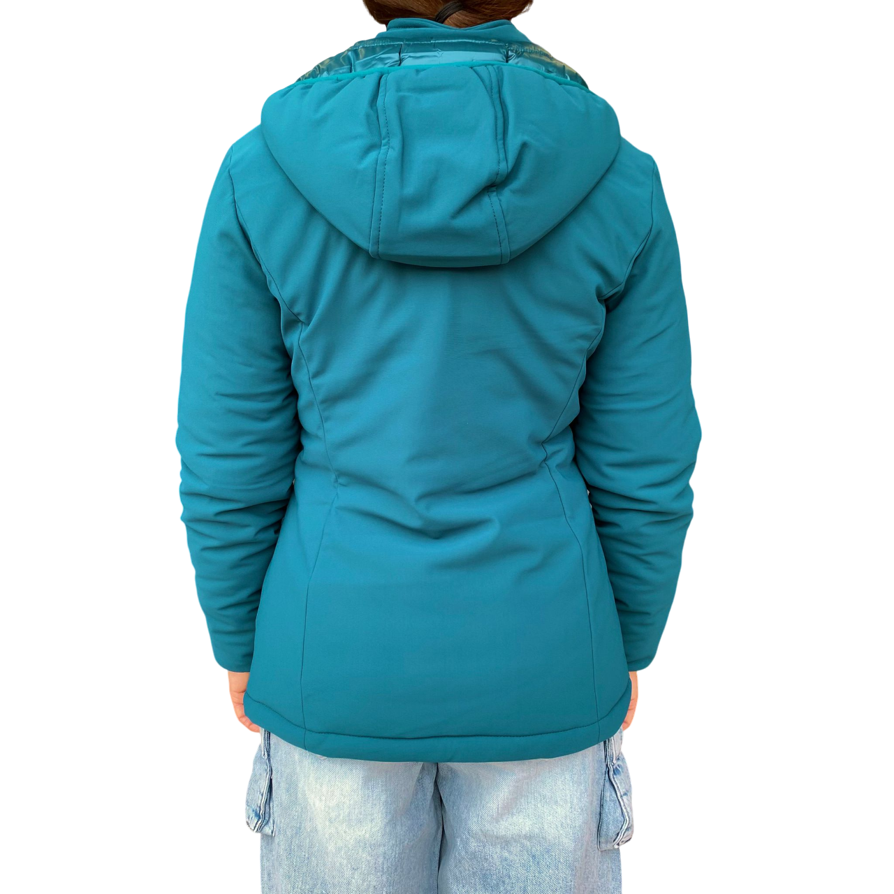Trez Giacca da donna con cappuccio staccabile JUSTICE-1001 M47130 291 verde smeraldo 3