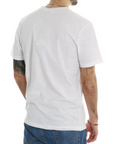 Trez maglia manica corta in cotone fiammato TOPO6-JSB3 M49044 101 bianco