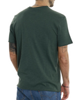 Trez maglia manica corta in cotone fiammato TOPO6-JSB3 M49044 387 verde