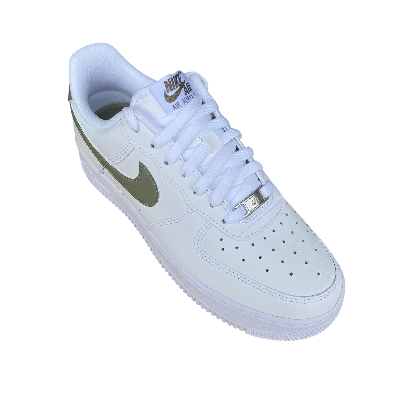 Nike FJ4146-116 Air Force 1 '07 Bianco-Verde - Sneakers Uomo Iconiche