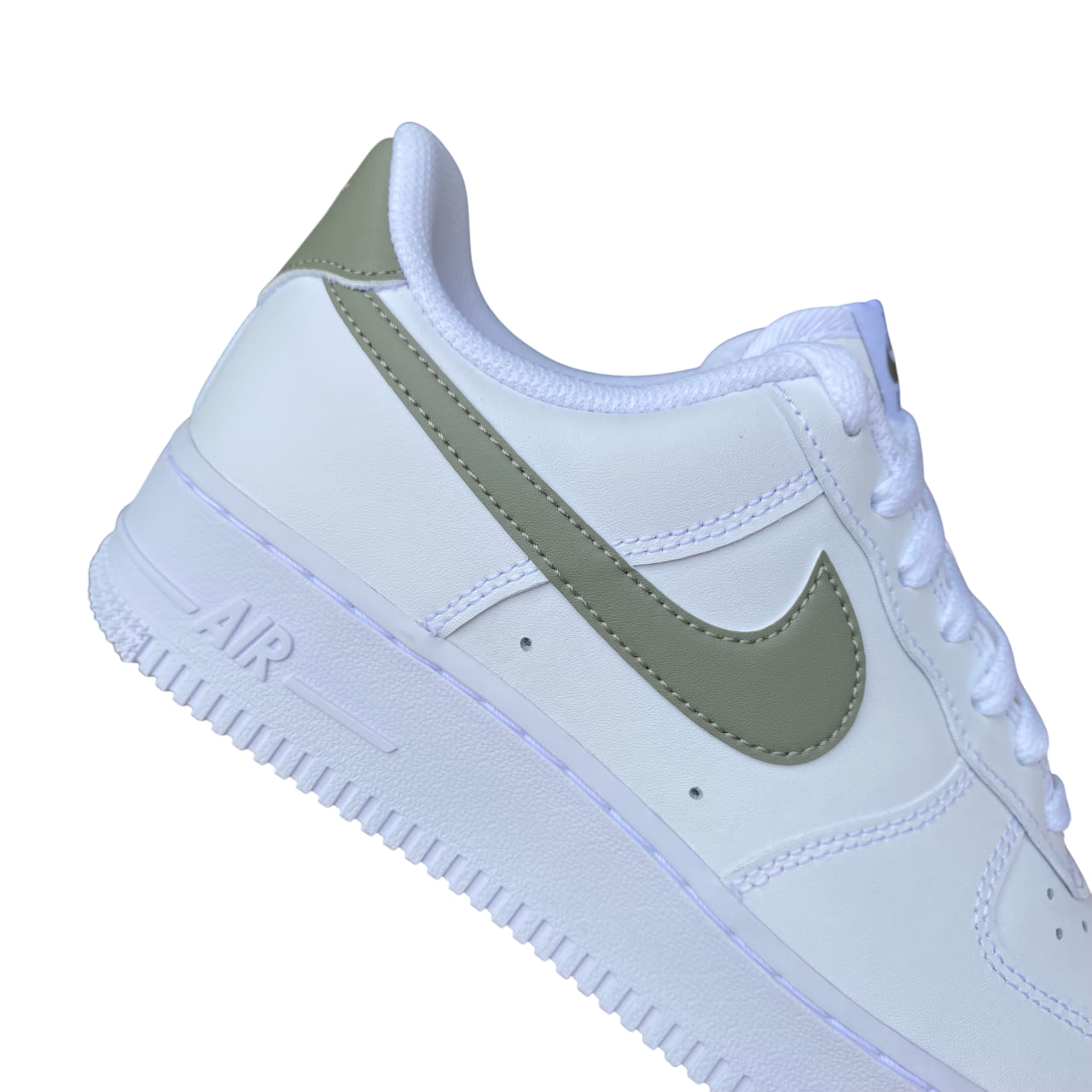 Nike FJ4146-116 Air Force 1 '07 Bianco-Verde - Sneakers Uomo Iconiche