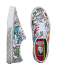 Sneakers Vans Authentic x Crayola VN0A5KRDARE DIY a fantasia unisex con design personalizzabile e collaborazione speciale - dall'alto