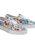 Sneakers Vans Authentic x Crayola VN0A5KRDARE DIY a fantasia unisex con design personalizzabile e collaborazione speciale - frontale