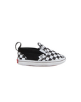 Scarpine Vans Baby Slip-on Crib VN0A2XSLFB71 nero-bianco con strappo per neonati e primi passi