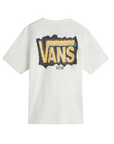 T-shirt Vans bianca a manica corta per ragazzo con logo classico, modello VN000M84FS8