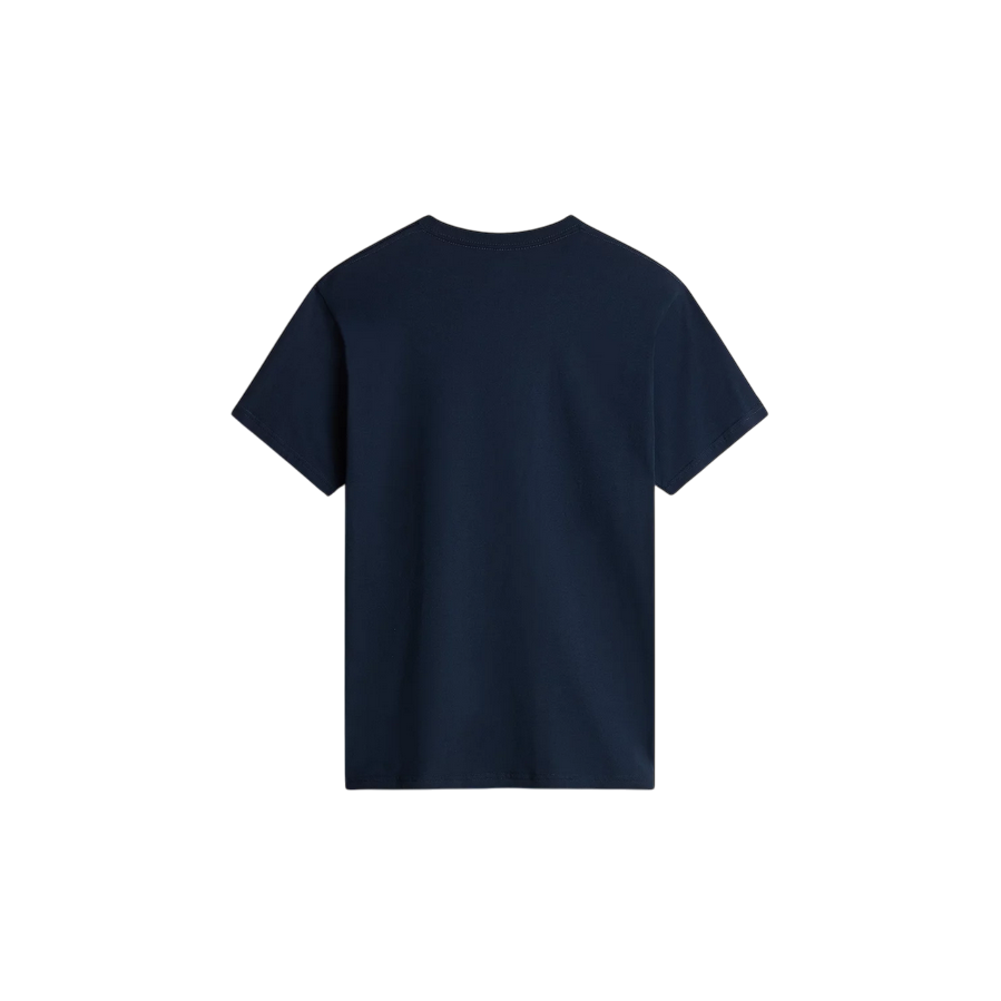 Vans maglietta manica corta da uomo con logo piccolo Left Chest VN0A3CZENAV blu