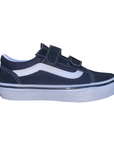 Vans scarpa sneakers da bambini con strappo Old Skool VN000VHE6BT1 nero-bianco