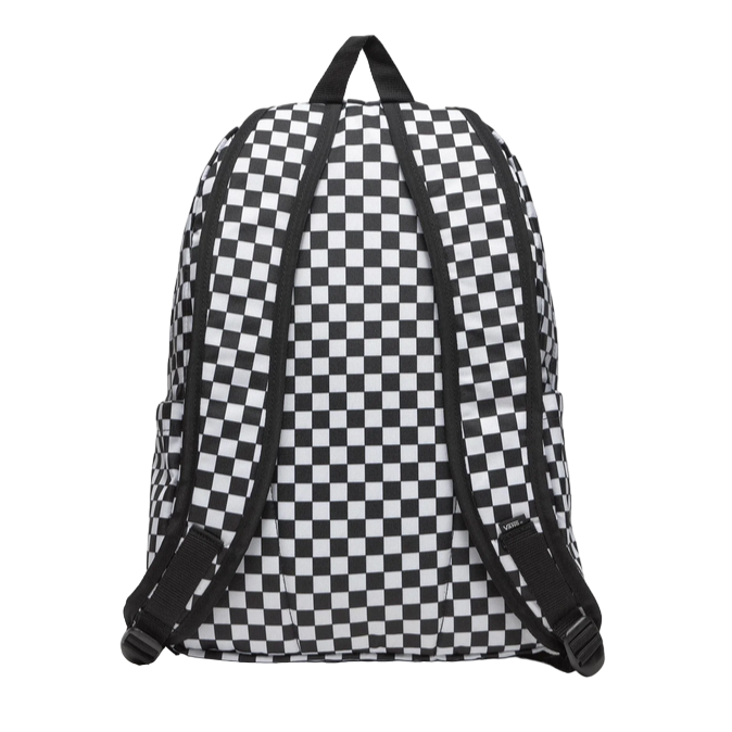 Vans zaino per la scuola o per il tempo libero Old Skool Check VN000H4XY281 bianco-nero