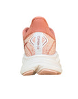 Vista posteriore tallone Hoka Clifton 10 con ammortizzazione extra e supporto stabilità per running donna