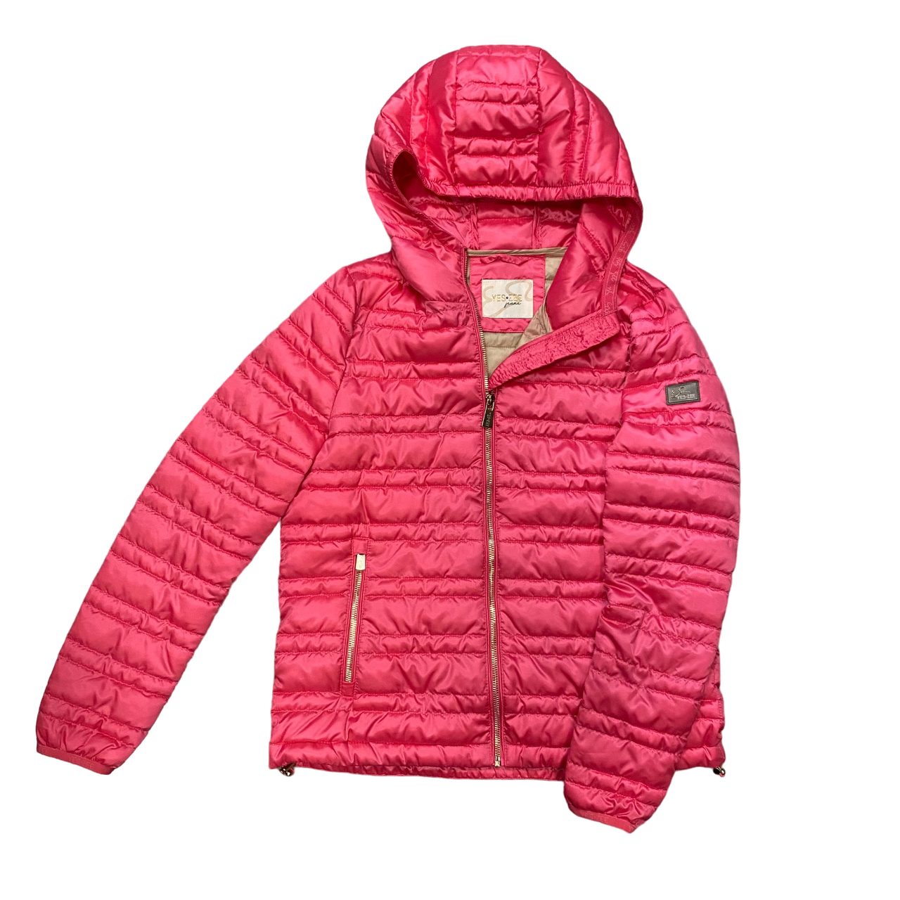 Yes Zee giacca leggera con cappuccio 100 grammi da donna 1014 J454 M600 0424 fucsia