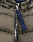Yes Zee giubbotto trapuntato con cappuccio da ragazzo J838/QFJJ 0905 verde militare