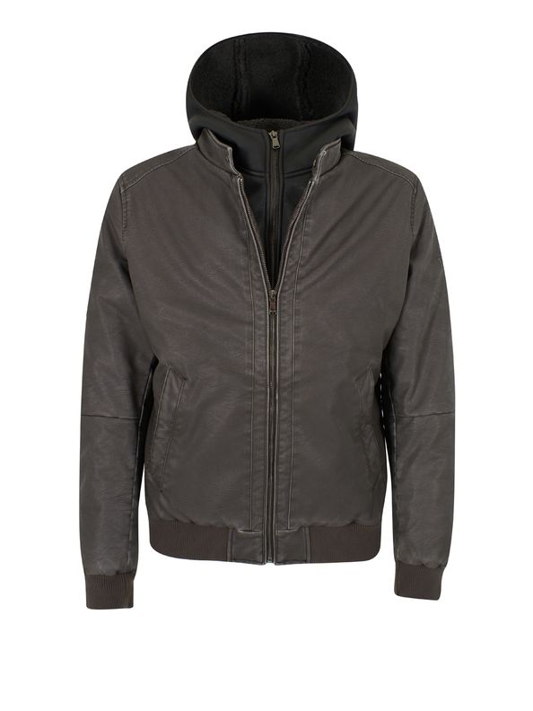 Yes Zee Giubbino Uomo Tipo Bomber con Finto Gilet 0011 J825 B800 0276 Moro/Grigio – Comfort Urban e Stile Versatile