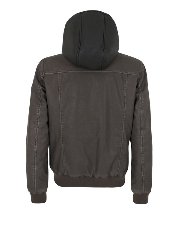Yes Zee Giubbino Uomo Tipo Bomber con Finto Gilet 0011 J825 B800 0276 Moro/Grigio – Comfort Urban e Stile Versatile retro