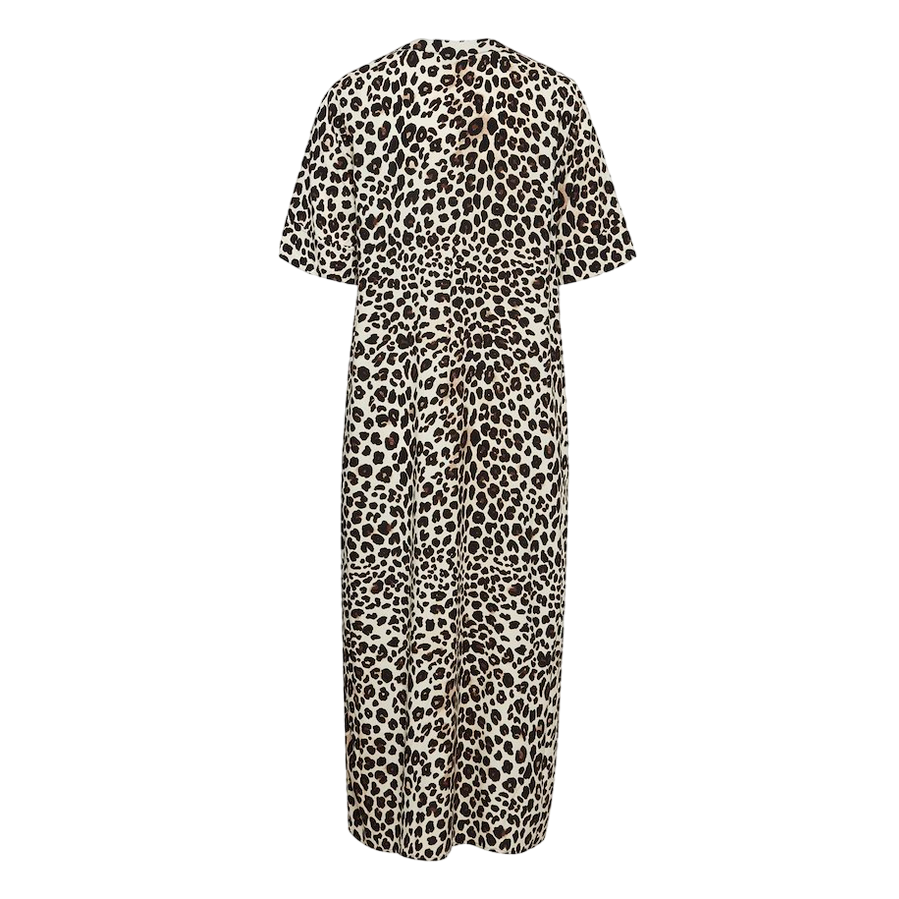 b.young abito da donna Bymmjoella 20814539 202956 nero leopardato