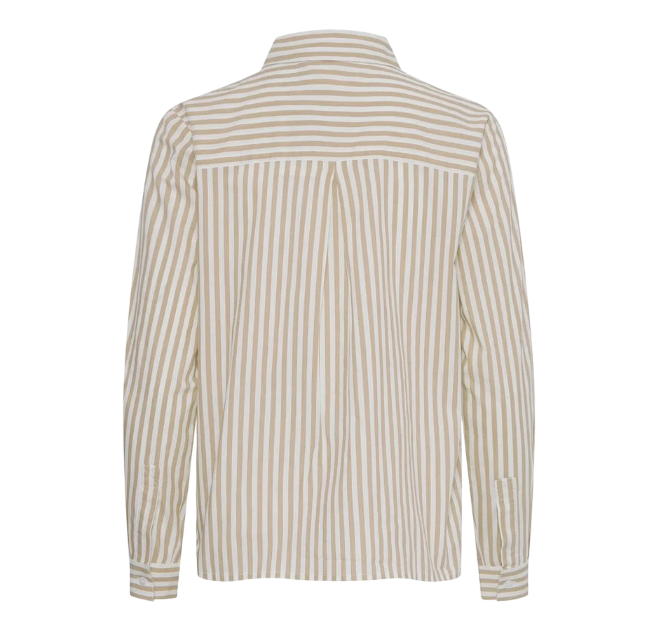 b.young camicia a righe con manica lunga da donna Byhetila 20814341 201072 safari mix