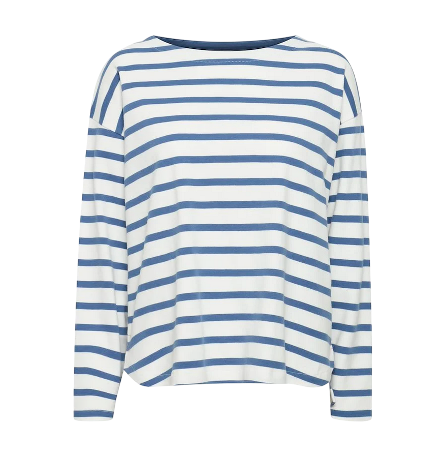 b.young maglioncino a righe da donna Byramsi 20814422 200450 bianco-blu