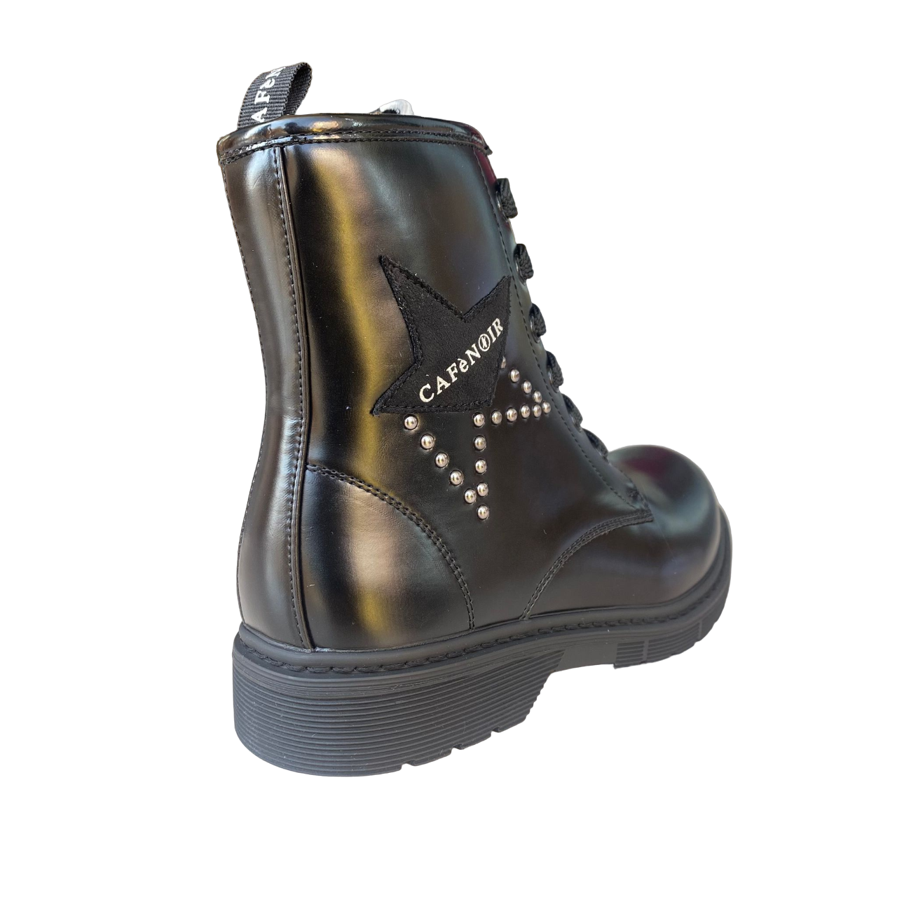 CafèNoir stivaletto da bambina con cerniera laterale C-2250 C1713 nero