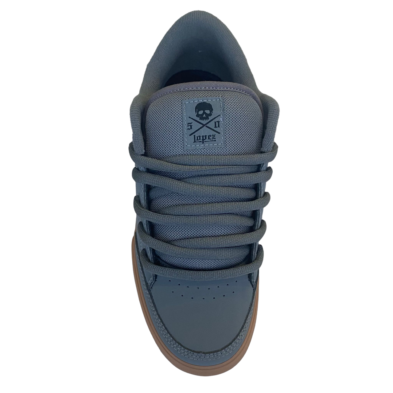 C1RCA scarpa sneakers da skateboard Adrian Lopez AL50 GYGM grigio caramello