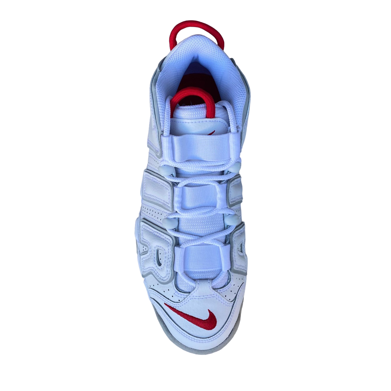 Nike scarpa sneakers Air More Uptempo '96 DX8965-100 bianco-rosso-grigio