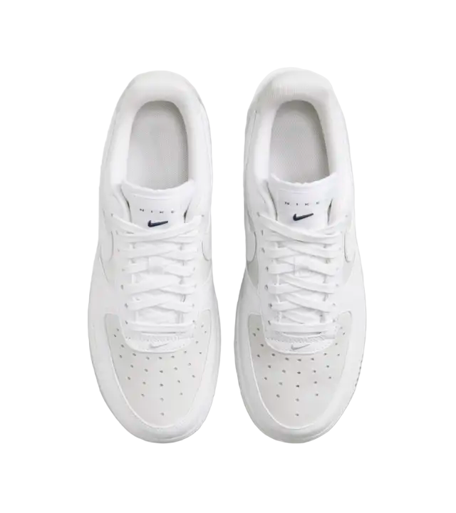 Nike scarpa sneakers da donna Air Force 1 '07 LX DZ2708 102 bianco grigio