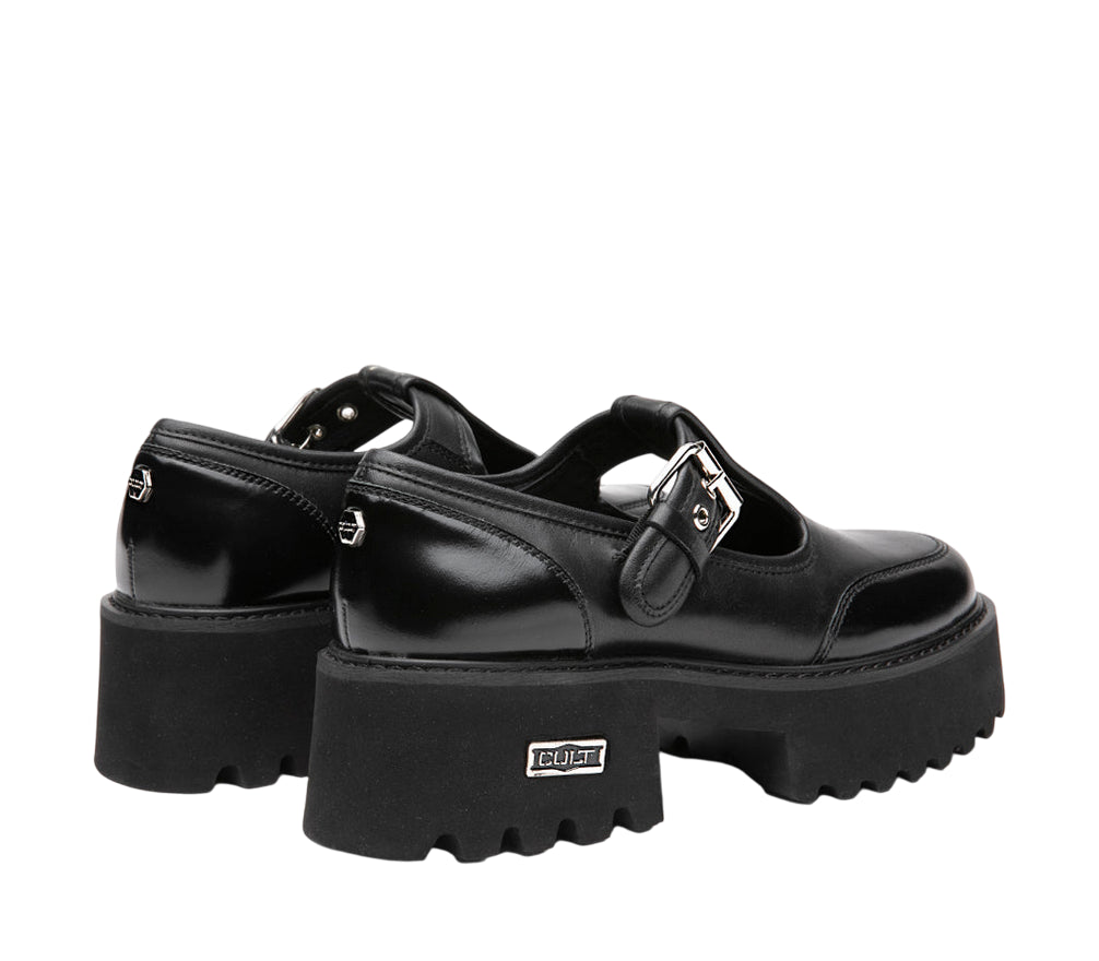 Cult Mocassino con fibbia e zeppa da donna CLW455600 nero